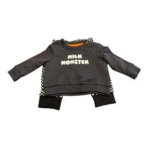 NWT Cat & Jack Milk Monster Costume - 0-3M